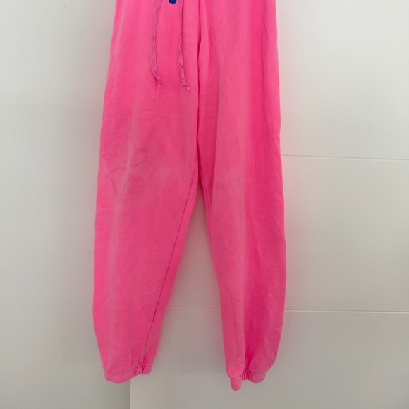 Aviator Nation Logo Pink Casual Streetwear Joggers Sweatpants Sz XS - Picture 7 of 7